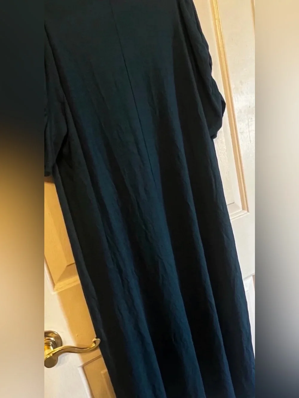 Torrid Long Open Duster Cardigan Lightweight Sweater Teal Blue Size Large GUC